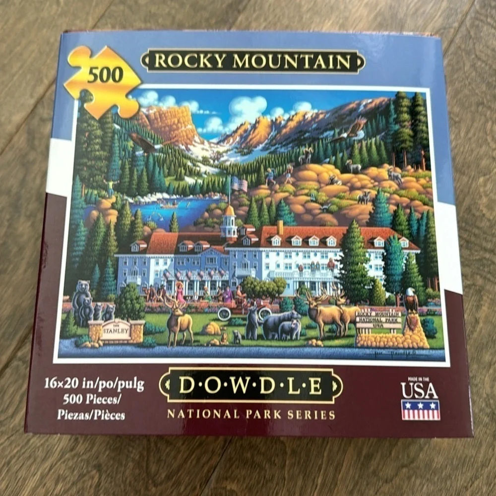 Michael Storrings Cuba 1000 Piece and Dowdle Rocky Mountain 500 Piece Puzzles